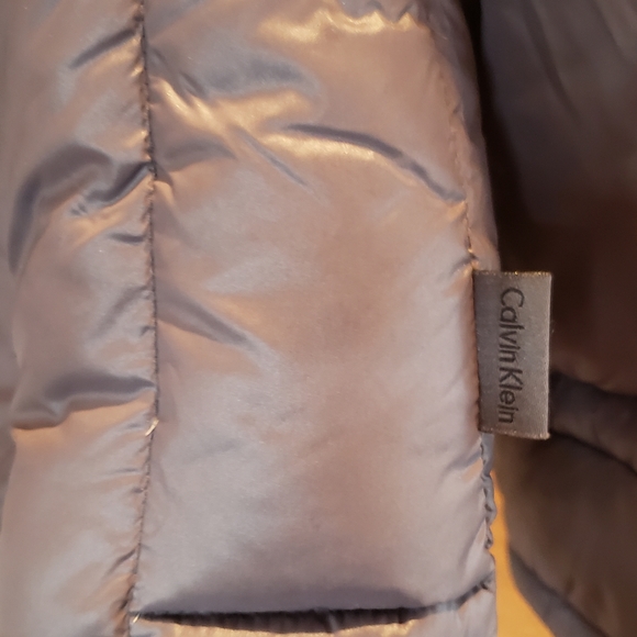 Grey Calvin Klein Packable Down Puffer Jacket - Picture 5 of 7